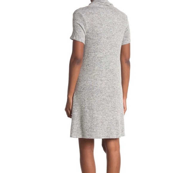 Bobeau Cowl Neck Built in Face Mask Sweater Dress - Picture 4 of 5